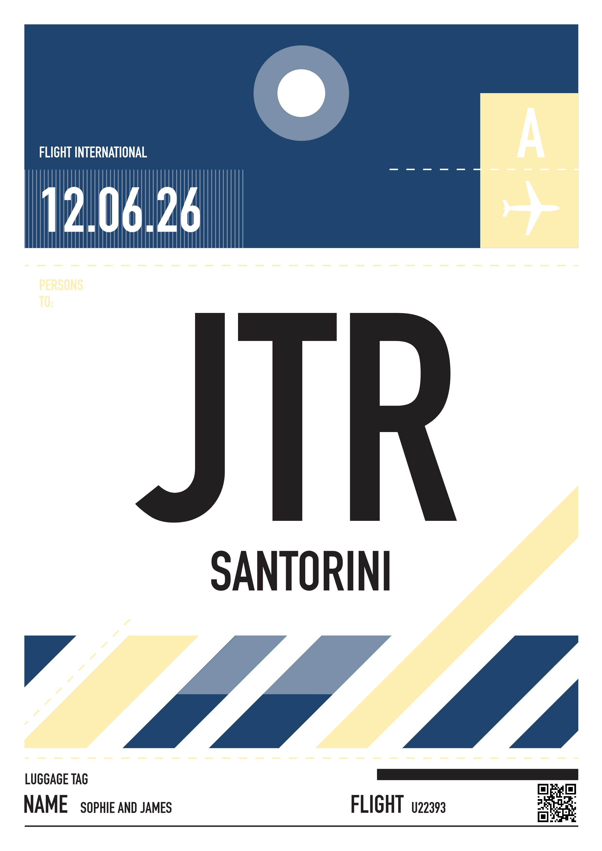 santorini Poster