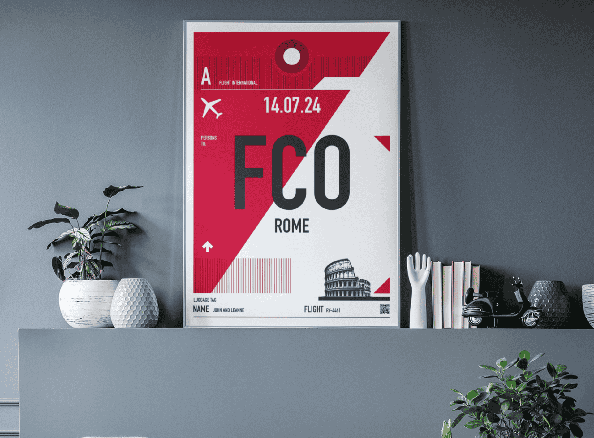Airport + Landmark Print